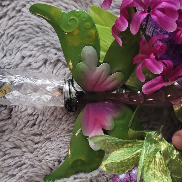 GREEN Blue Hummingbird Solar Lights Grave Markers Spring Summer Outdoor - Picture 11 of 17